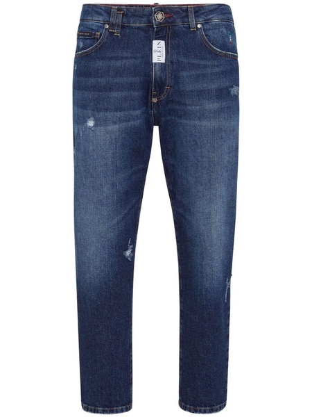 Detroit mid-rise straight-leg jeans