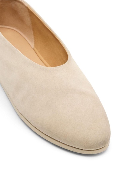 Coltellaccio suede ballerina shoes