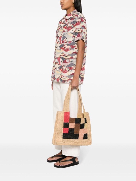 x Louis Barthelemy Raffia Tote Bag