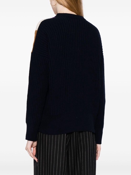 striped ribbed jumper