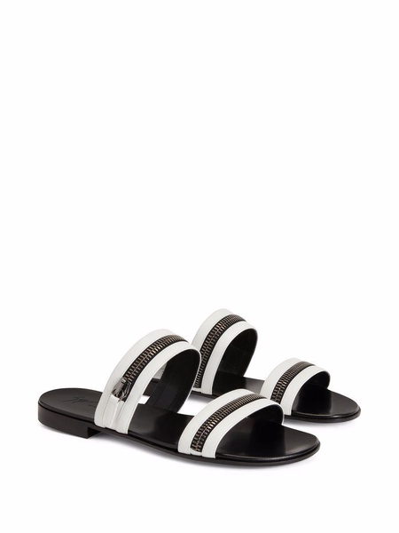 Brad zip-detail sandals