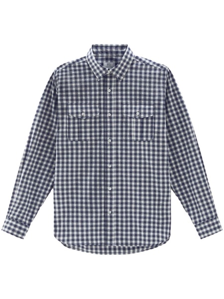 checked linen shirt