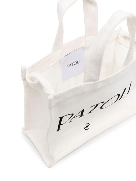 small Patou canvas tote bag