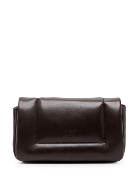 Cornice padded clutch bag