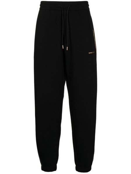 contrast-stitching track pants