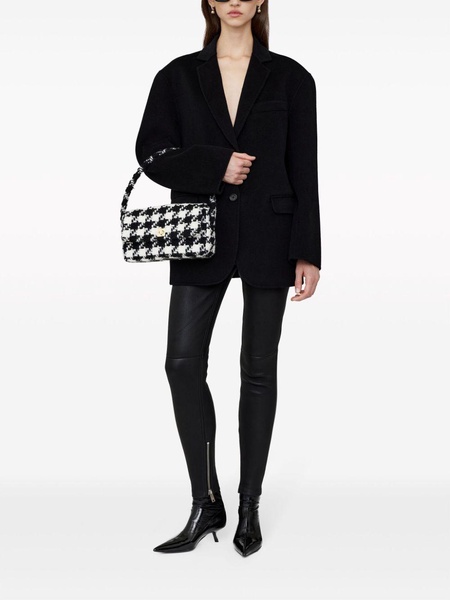 Nico houndstooth-pattern shoulder bag