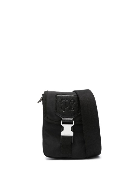 monogram-debossed crossbody bag