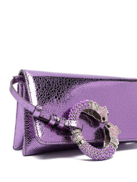 Pochette metallic cutch bag