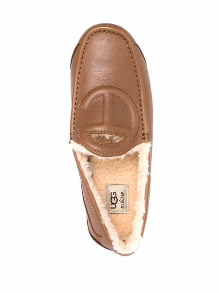 x Telfar embossed-logo loafers 