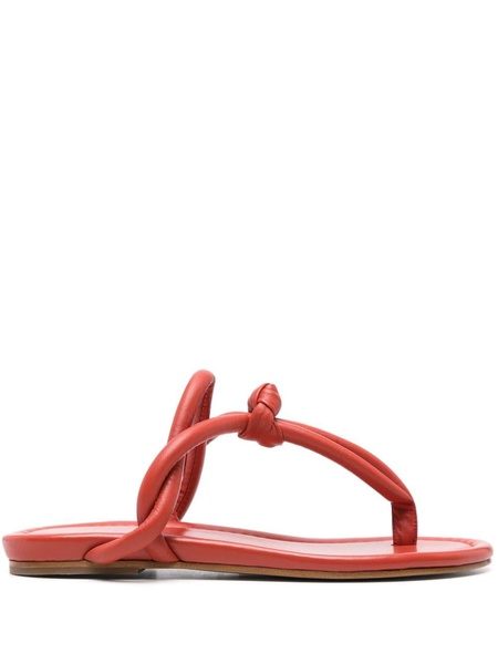 padded thong-strap sandals