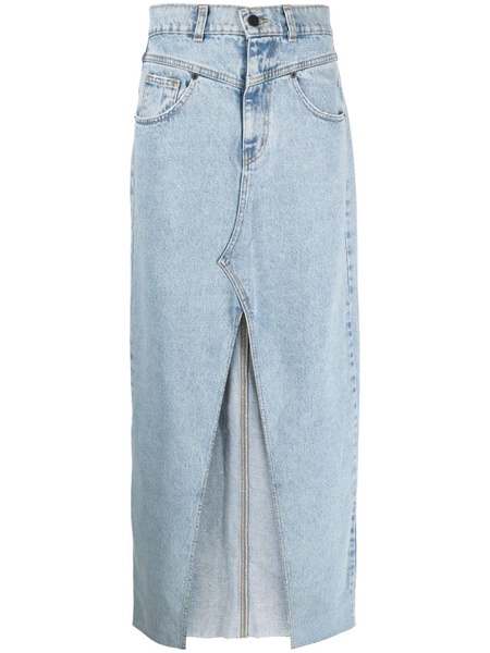 Aluta high-rise denim skirt