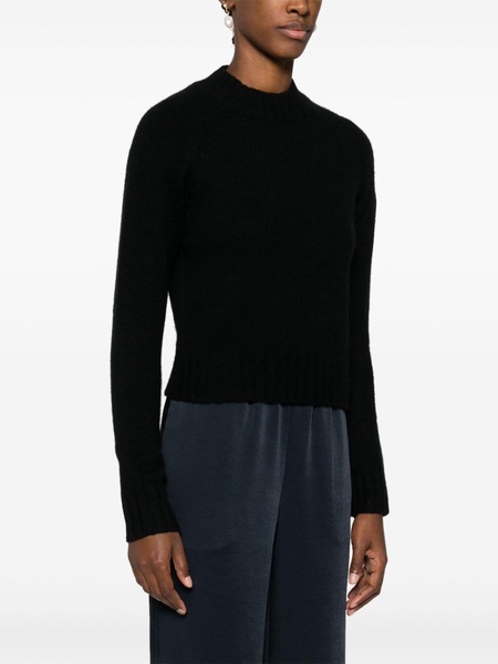 mock-neck cashmere jumper