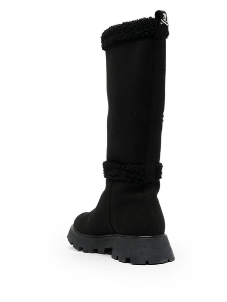 Skull Bones mid-calf boots