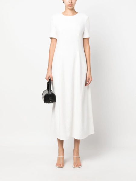 short-sleeve midi dress