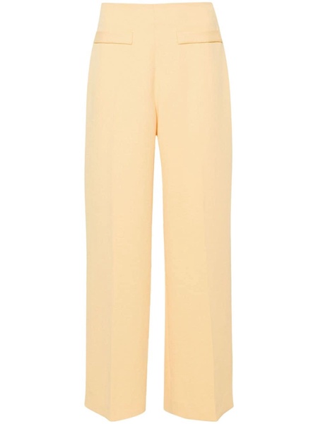 high-waist palazzo trousers  