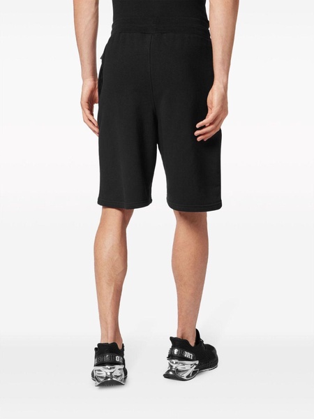 Scratch elastic-waist shorts