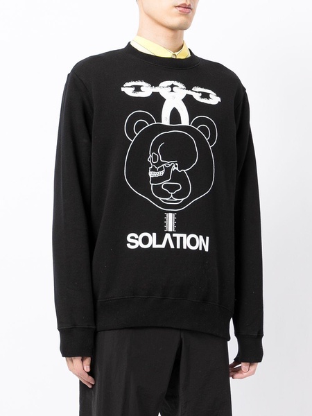 Solation-print sweatshirt