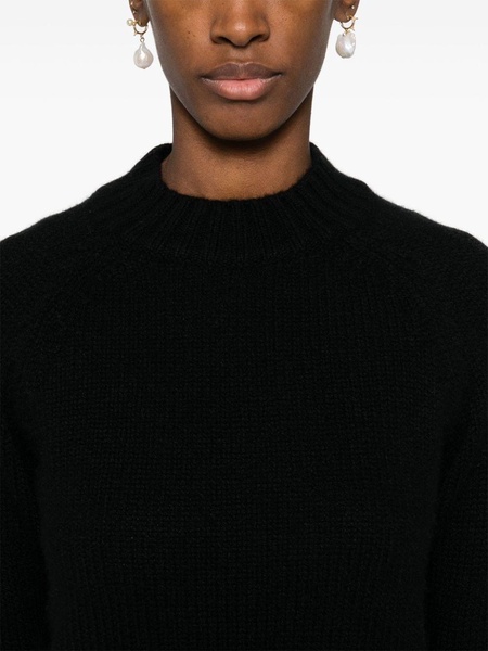 mock-neck cashmere jumper