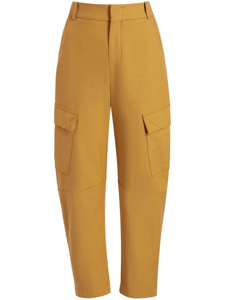 Curved cargo trousers