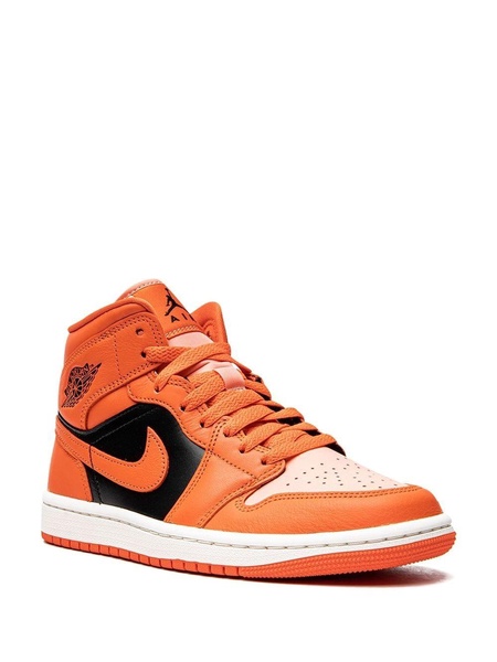 Air Jordan 1 Mid SE "Orange/Black" sneakers