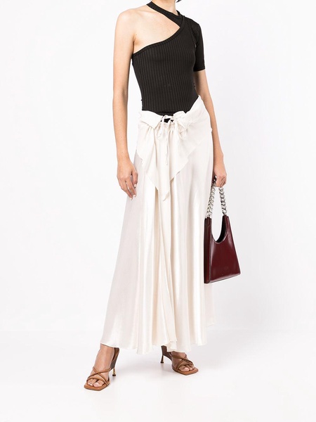 Bloom cut-out midi skirt