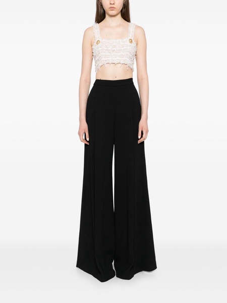 high-rise wide-leg trousers