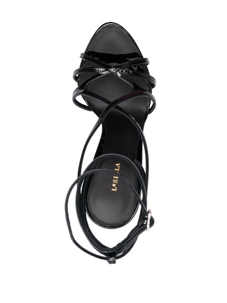 150mm Belen patent leather sandals