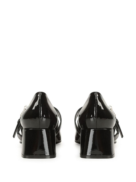 sr Twenty Buckle 45mm leather pumps