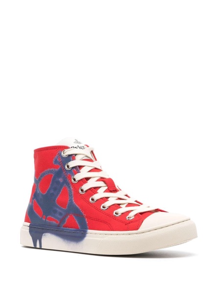 Plimsoll high-top canvas