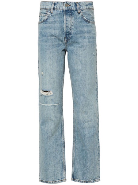 Benson high-rise straight-leg jeans