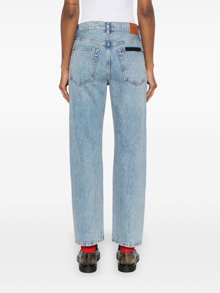 Benson high-rise straight-leg jeans