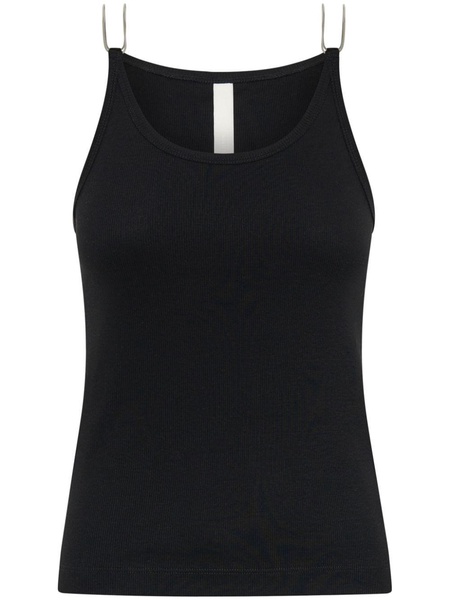 ribbed organic-cotton tank top