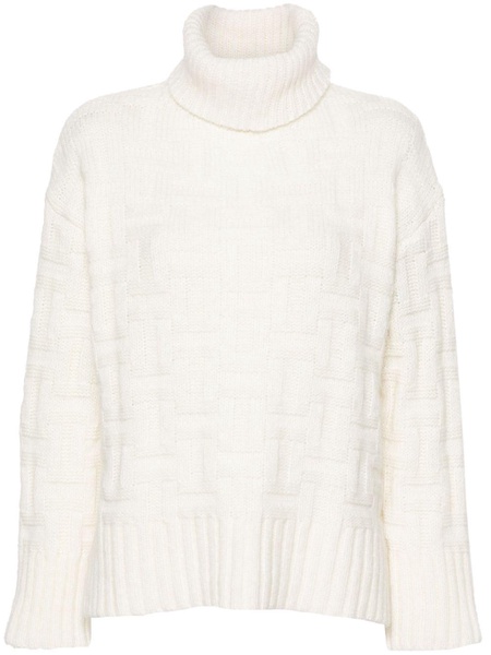 monogram-jacquard jumper