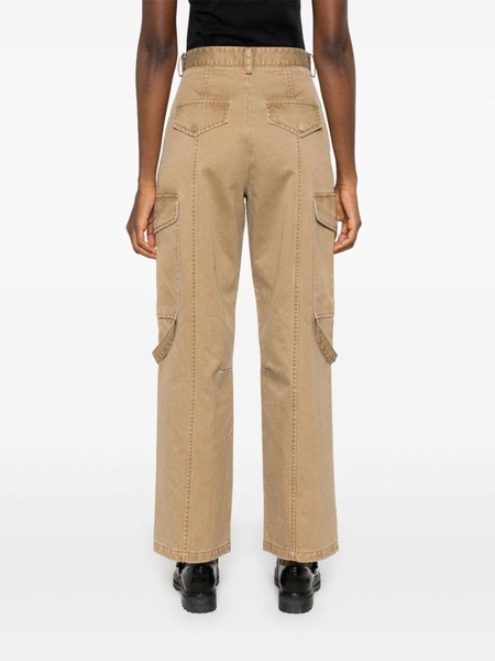 seam-detail cargo pants