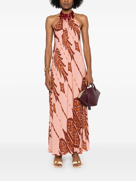 Mohican Song silk maxi dress