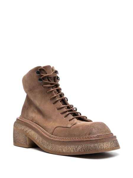 ankle lace-up fastening boots