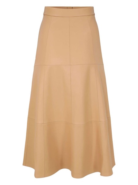 Kova zipped midi skirt