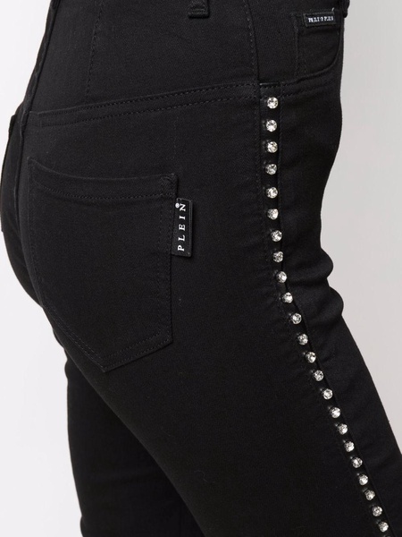 Crystal super high-waist jeggins