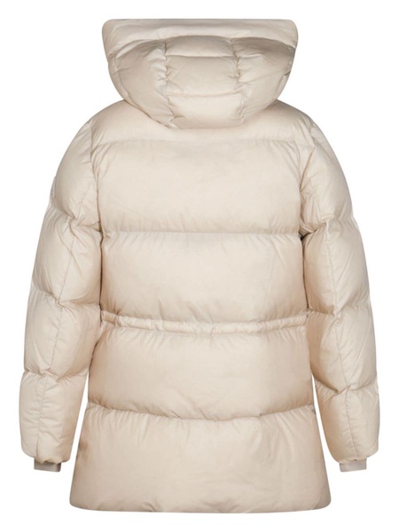 padded hooded coat