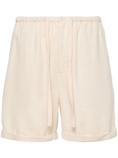 Josea slub-texture shorts