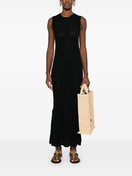 Molino open-knit maxi dress