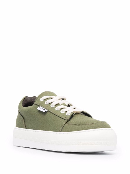 chunky-sole low top sneakers