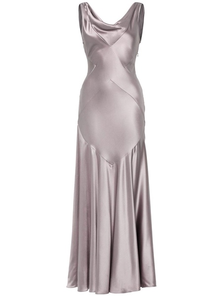 Senie satin maxi dress