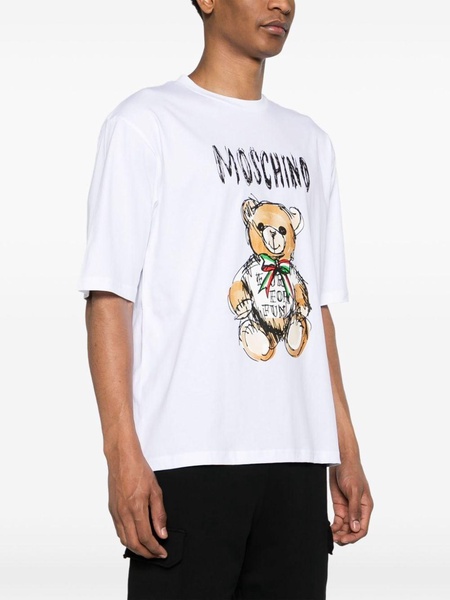 Moschino T-Shirt With Teddy Bear Print