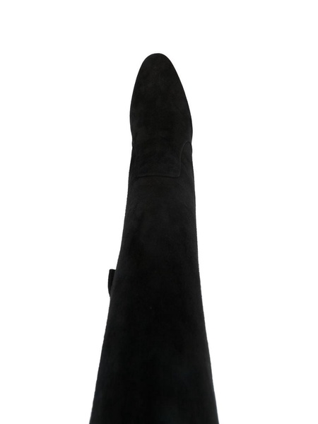 130mm knee-high suede boots