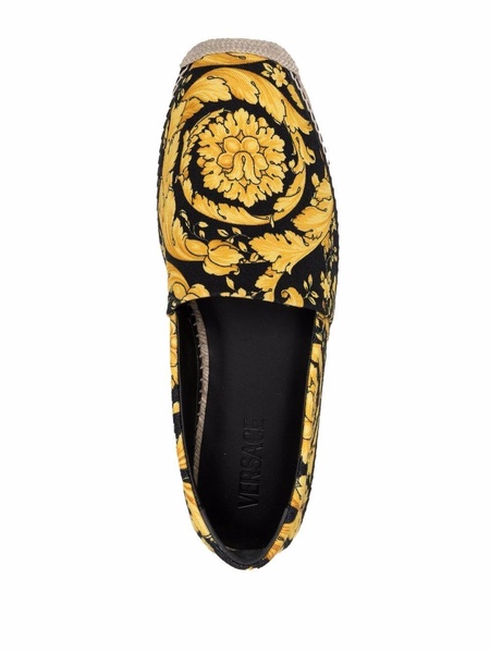 Barocco-print espadrilles