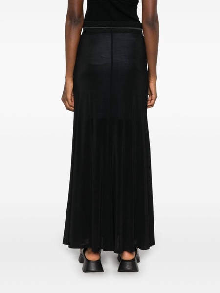 flared midi skirt