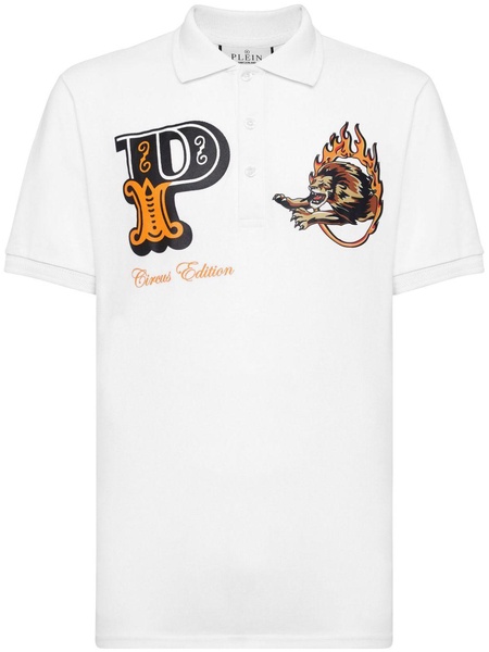 Lion Circus cotton polo shirt