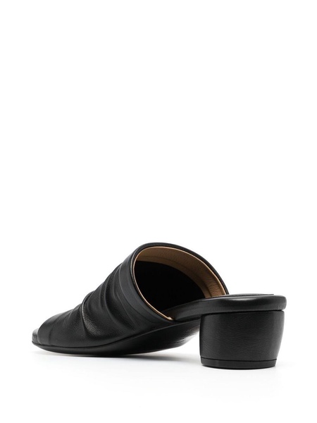 leather 50mm mules