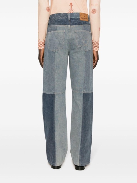 Regenerated Denim straight-leg trousers